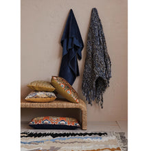 Load image into Gallery viewer, Throw Blanket - Woven Melange Acrylic Throw w/ Fringe
