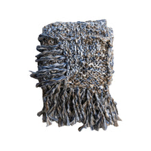 Load image into Gallery viewer, Throw Blanket - Woven Melange Acrylic Throw w/ Fringe
