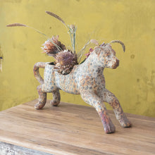 Load image into Gallery viewer, Decorative Magnesia Vintage Reproduction Carousel Leopard Shaped Container
