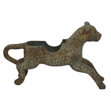 Load image into Gallery viewer, Decorative Magnesia Vintage Reproduction Carousel Leopard Shaped Container
