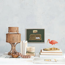 Load image into Gallery viewer, Rattan Vintage Reproduction Table Lamp
