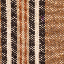 Load image into Gallery viewer, Cotton Blend Throw with Stripes &amp; Fringe
