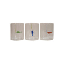 Load image into Gallery viewer, Fish On Hook Drinking Glass
