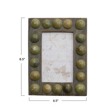 Load image into Gallery viewer, Picture Frame - Handmade Marbled Resin Bobbin
