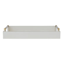 Load image into Gallery viewer, Laquered Tray with Acrylic &amp; Metal Handles
