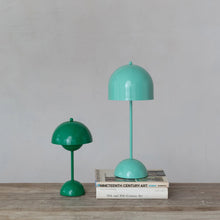 Load image into Gallery viewer, Semi-Circle Metal LED Table Lamp - Green
