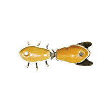 Load image into Gallery viewer, Enameled Metal Bee Shaped Trinket Box
