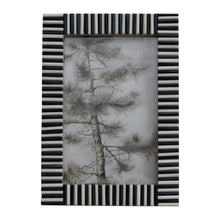Load image into Gallery viewer, Picture Frame - Black and White Ribbed
