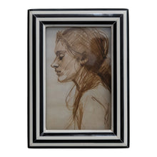 Load image into Gallery viewer, Picture Frame - Black and White Striped
