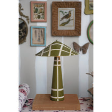 Load image into Gallery viewer, Hand-Painted Stoneware Table Lamp
