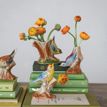 Load image into Gallery viewer, Hand-Painted Vintage Reproduction Bird Vases
