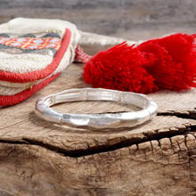 Load image into Gallery viewer, Boho Stretchy Minimalist Textured Bangle
