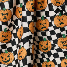 Load image into Gallery viewer, Geometry Tea Towel - Sinister Jack O&#39;s
