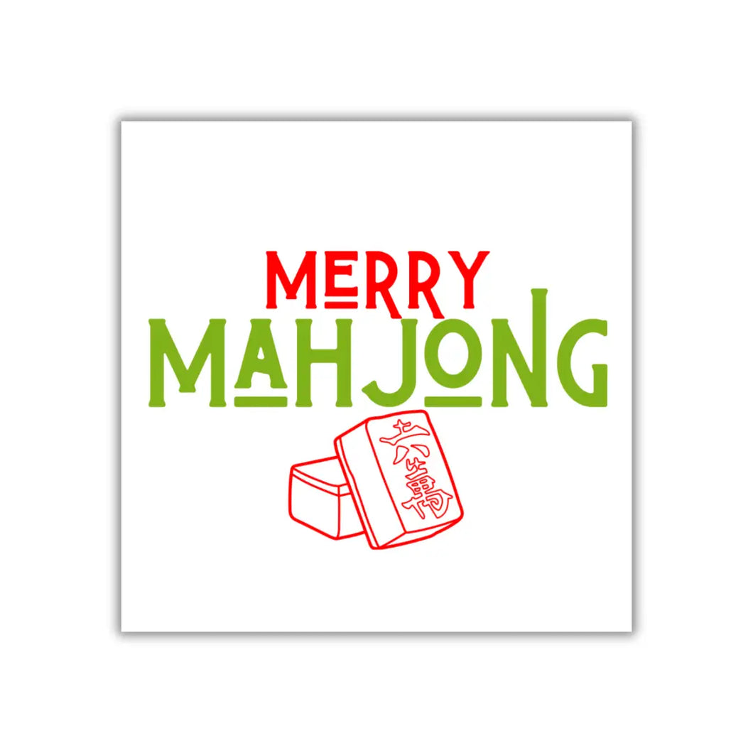 Beverage Napkins - Merry Mahjong
