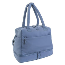 Load image into Gallery viewer, Nylon Drop Bottom Duffel Bag
