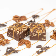 Load image into Gallery viewer, Chocolate Pecan Turtle Fudge
