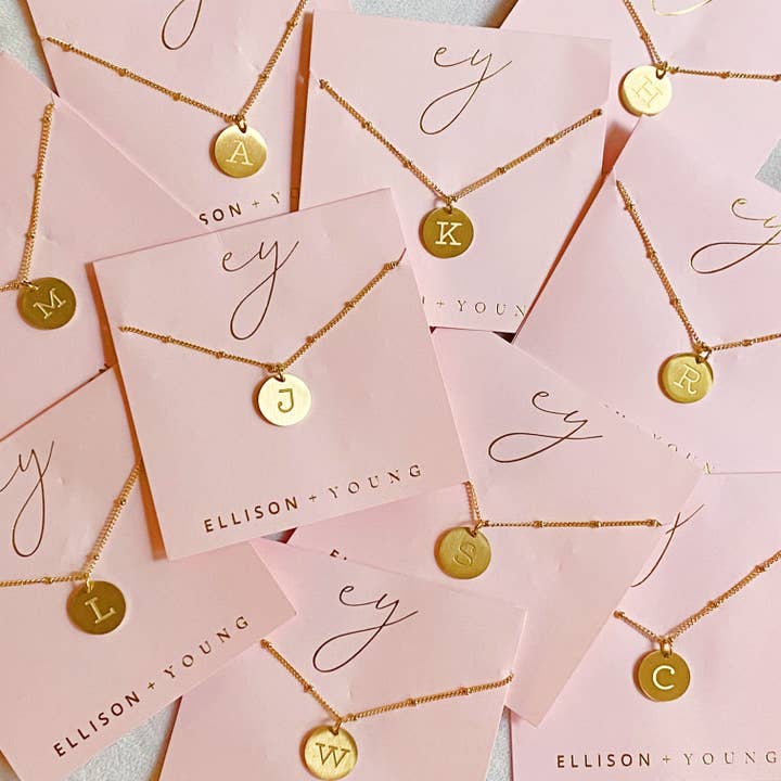 Necklace - Charm Initial