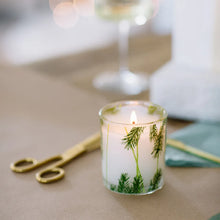 Load image into Gallery viewer, Thymes Frasier Fir Pine Needle Glass Candle
