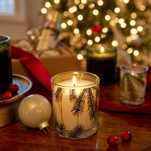 Load image into Gallery viewer, Thymes Frasier Fir Pine Needle Glass Candle
