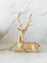 Load image into Gallery viewer, Gold Resin Deer
