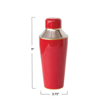 Load image into Gallery viewer, Enameled Stainless Steel Cocktail Shaker
