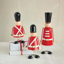 Load image into Gallery viewer, Metal Holiday Soldier with Spring

