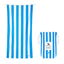 Load image into Gallery viewer, Dock &amp; Bay Quick Dry Beach Towel | Cabana Collection | Bondi Blue
