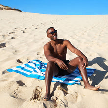Load image into Gallery viewer, Dock &amp; Bay Quick Dry Beach Towel | Cabana Collection | Bondi Blue
