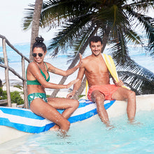 Load image into Gallery viewer, Dock &amp; Bay Quick Dry Beach Towel | Cabana Collection | Bondi Blue
