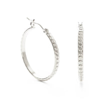 Load image into Gallery viewer, Beaded Hoop Earrings - 1.25&quot;
