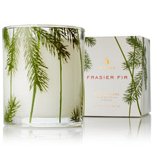 Load image into Gallery viewer, Thymes Frasier Fir Pine Needle Glass Candle
