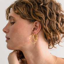 Load image into Gallery viewer, Chain Hoop Earrings
